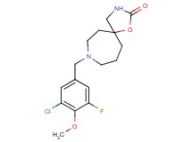 8-(3-chloro-5-fluoro-4-methoxybenzyl)-1-oxa-3,8-diazaspiro[4.6]undecan-2-one