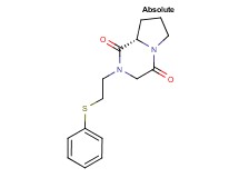 (8aS)-2-[2-(phenylthio)ethyl]hexahydropyrrolo[1,2-a]pyrazine-1,4-dione