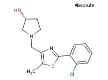 (3R)-1-{[2-(2-chlorophenyl)-5-methyl-1,3-oxazol-4-yl]methyl}pyrrolidin-3-ol