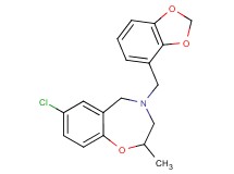 4-(1,3-benzodioxol-4-ylmethyl)-7-chloro-2-methyl-2,3,4,5-tetrahydro-1,4-benzoxazepine