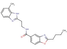 2-butyl-N-[2-(7-methyl-1H-benzimidazol-2-yl)ethyl]-1,3-benzoxazole-5-carboxamide