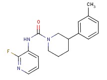 N-(2-fluoropyridin-3-yl)-3-(3-methylphenyl)piperidine-1-carboxamide
