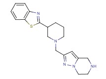 2-{[3-(1,3-benzothiazol-2-yl)-1-piperidinyl]methyl}-4,5,6,7-tetrahydropyrazolo[1,5-a]pyrazine dihydrochloride