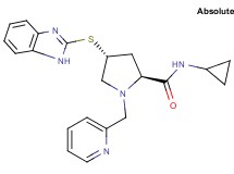 (4R)-4-(1H-benzimidazol-2-ylthio)-N-cyclopropyl-1-(2-pyridinylmethyl)-L-prolinamide