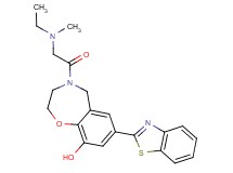 7-(1,3-benzothiazol-2-yl)-4-{[ethyl(methyl)amino]acetyl}-2,3,4,5-tetrahydro-1,4-benzoxazepin-9-ol