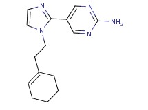 5-[1-(2-cyclohex-1-en-1-ylethyl)-1H-imidazol-2-yl]pyrimidin-2-amine