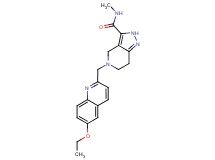 5-[(6-ethoxyquinolin-2-yl)methyl]-N-methyl-4,5,6,7-tetrahydro-2H-pyrazolo[4,3-c]pyridine-3-carboxamide