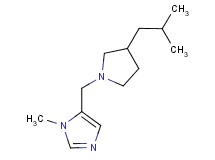 5-[(3-isobutylpyrrolidin-1-yl)methyl]-1-methyl-1H-imidazole