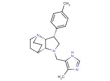 (3R*,3aR*,7aR*)-1-[(4-methyl-1H-imidazol-5-yl)methyl]-3-(4-methylphenyl)octahydro-4,7-ethanopyrrolo[3,2-b]pyridine