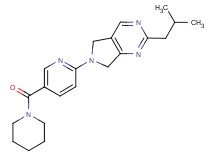 2-isobutyl-6-[5-(piperidin-1-ylcarbonyl)pyridin-2-yl]-6,7-dihydro-5H-pyrrolo[3,4-d]pyrimidine