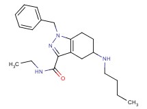 1-benzyl-5-(butylamino)-N-ethyl-4,5,6,7-tetrahydro-1H-indazole-3-carboxamide