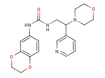 N-(2,3-dihydro-1,4-benzodioxin-6-yl)-N'-(2-morpholin-4-yl-2-pyridin-3-ylethyl)urea