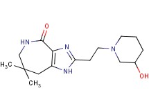 2-[2-(3-hydroxypiperidin-1-yl)ethyl]-7,7-dimethyl-5,6,7,8-tetrahydroimidazo[4,5-c]azepin-4(1H)-one