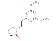 1-[2-(4,6-dimethoxypyrimidin-2-yl)ethyl]pyrrolidin-2-one