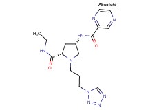 N-{(3S,5S)-5-[(ethylamino)carbonyl]-1-[3-(1H-tetrazol-1-yl)propyl]pyrrolidin-3-yl}pyrazine-2-carboxamide