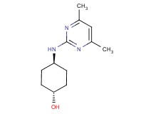 trans-4-[(4,6-dimethyl-2-pyrimidinyl)amino]cyclohexanol