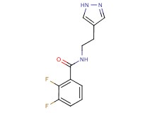 2,3-difluoro-N-[2-(1H-pyrazol-4-yl)ethyl]benzamide