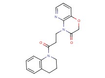 4-[3-(3,4-dihydroquinolin-1(2H)-yl)-3-oxopropyl]-2H-pyrido[3,2-b][1,4]oxazin-3(4H)-one
