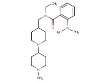 2-(dimethylamino)-N-ethyl-N-[(1'-methyl-1,4'-bipiperidin-4-yl)methyl]benzamide