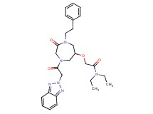 2-{[4-(2H-1,2,3-benzotriazol-2-ylacetyl)-2-oxo-1-(2-phenylethyl)-1,4-diazepan-6-yl]oxy}-N,N-diethylacetamide