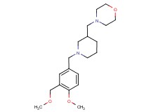 4-({1-[4-methoxy-3-(methoxymethyl)benzyl]piperidin-3-yl}methyl)morpholine