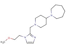 1-(1-{[1-(2-methoxyethyl)-1H-imidazol-2-yl]methyl}piperidin-4-yl)azepane