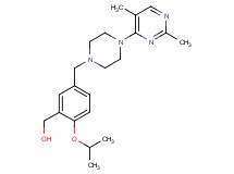 (5-{[4-(2,5-dimethylpyrimidin-4-yl)piperazin-1-yl]methyl}-2-isopropoxyphenyl)methanol