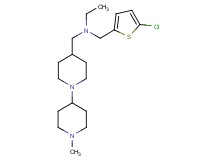 N-[(5-chloro-2-thienyl)methyl]-N-[(1'-methyl-1,4'-bipiperidin-4-yl)methyl]ethanamine