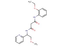 N-(2-ethoxyphenyl)-N'-(2-methoxy-1-pyridin-2-ylethyl)malonamide