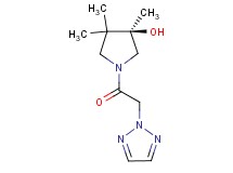 (3R)-3,4,4-trimethyl-1-(2H-1,2,3-triazol-2-ylacetyl)-3-pyrrolidinol