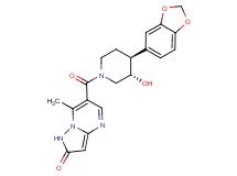 6-{[(3S*,4S*)-4-(1,3-benzodioxol-5-yl)-3-hydroxypiperidin-1-yl]carbonyl}-7-methylpyrazolo[1,5-a]pyrimidin-2(1H)-one