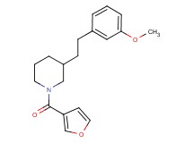 1-(3-furoyl)-3-[2-(3-methoxyphenyl)ethyl]piperidine