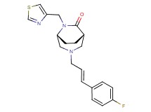 (1S*,5R*)-3-[(2E)-3-(4-fluorophenyl)prop-2-en-1-yl]-6-(1,3-thiazol-4-ylmethyl)-3,6-diazabicyclo[3.2.2]nonan-7-one
