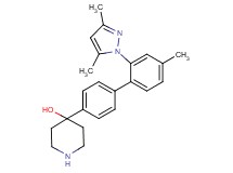 4-[2'-(3,5-dimethyl-1H-pyrazol-1-yl)-4'-methylbiphenyl-4-yl]piperidin-4-ol