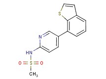 N-[5-(1-benzothien-7-yl)pyridin-2-yl]methanesulfonamide