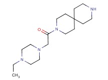 3-[(4-ethyl-1-piperazinyl)acetyl]-3,9-diazaspiro[5.5]undecane dihydrochloride