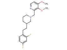 2-({3-[2-(2,4-difluorophenyl)ethyl]-1-piperidinyl}methyl)-3,4-dimethoxypyridine