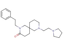 2-(2-phenylethyl)-8-[2-(1-pyrrolidinyl)ethyl]-2,8-diazaspiro[5.5]undecan-3-one