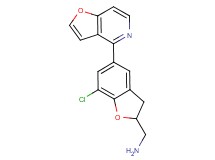 1-(7-chloro-5-furo[3,2-c]pyridin-4-yl-2,3-dihydro-1-benzofuran-2-yl)methanamine