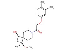 (1R*,3S*)-7-[(3,4-dimethylphenoxy)acetyl]-3-methoxy-3-methyl-7-azaspiro[3.5]nonan-1-ol
