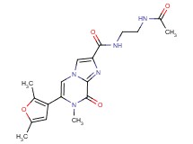 N-[2-(acetylamino)ethyl]-6-(2,5-dimethyl-3-furyl)-7-methyl-8-oxo-7,8-dihydroimidazo[1,2-a]pyrazine-2-carboxamide