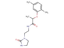 2-(2,5-dimethylphenoxy)-N-[2-(2-oxoimidazolidin-1-yl)ethyl]propanamide