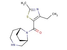 (1S*,6R*)-9-[(4-ethyl-2-methyl-1,3-thiazol-5-yl)carbonyl]-3,9-diazabicyclo[4.2.1]nonane