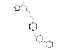 N-(3-{4-[(4-phenyl-3,6-dihydro-1(2H)-pyridinyl)methyl]phenoxy}propyl)-2-furamide