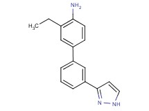 [3-ethyl-3'-(1H-pyrazol-3-yl)-4-biphenylyl]amine trifluoroacetate