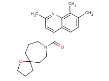 8-[(2,7,8-trimethylquinolin-4-yl)carbonyl]-1-oxa-8-azaspiro[4.6]undecane