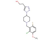 2-{1-[1-(2-chloro-6-fluoro-3-methoxybenzyl)piperidin-4-yl]-1H-1,2,3-triazol-4-yl}ethanol