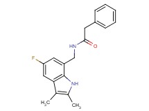 N-[(5-fluoro-2,3-dimethyl-1H-indol-7-yl)methyl]-2-phenylacetamide
