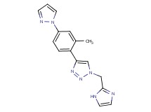 1-(1H-imidazol-2-ylmethyl)-4-[2-methyl-4-(1H-pyrazol-1-yl)phenyl]-1H-1,2,3-triazole