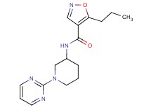 5-propyl-N-[1-(2-pyrimidinyl)-3-piperidinyl]-4-isoxazolecarboxamide